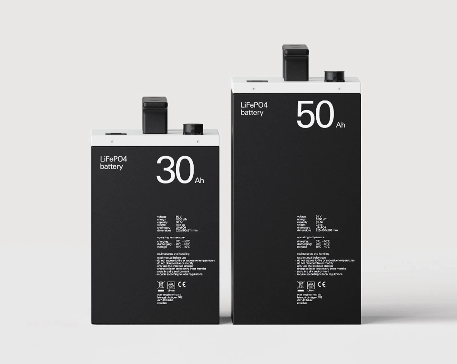 The epa-1 can be had with a 70-km removable battery, or one that's good for 100+ km per per charge