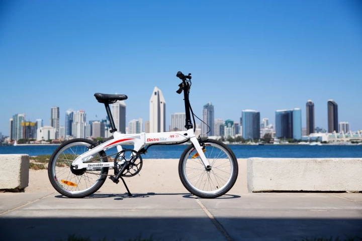 The Air-33 folding eBike is weatherproof