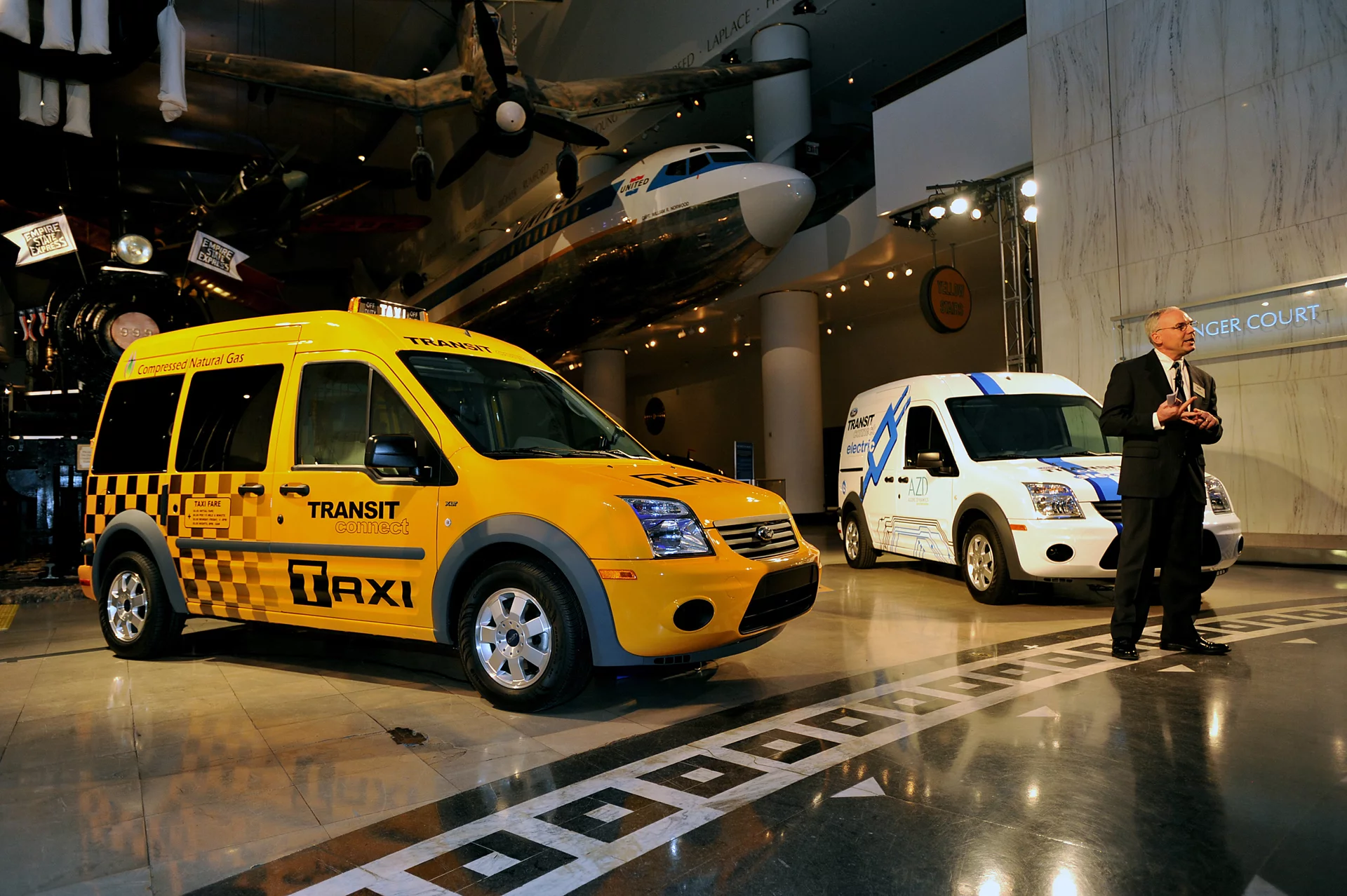 The Ford Transit Connect van and taxi