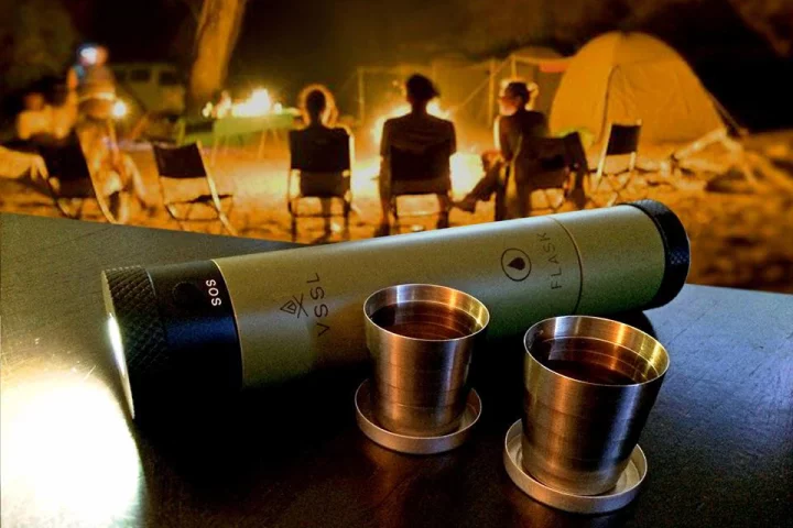 The VSSL Flask hides your favorite tipple inside what appears to onlookers to be a simple flashlight