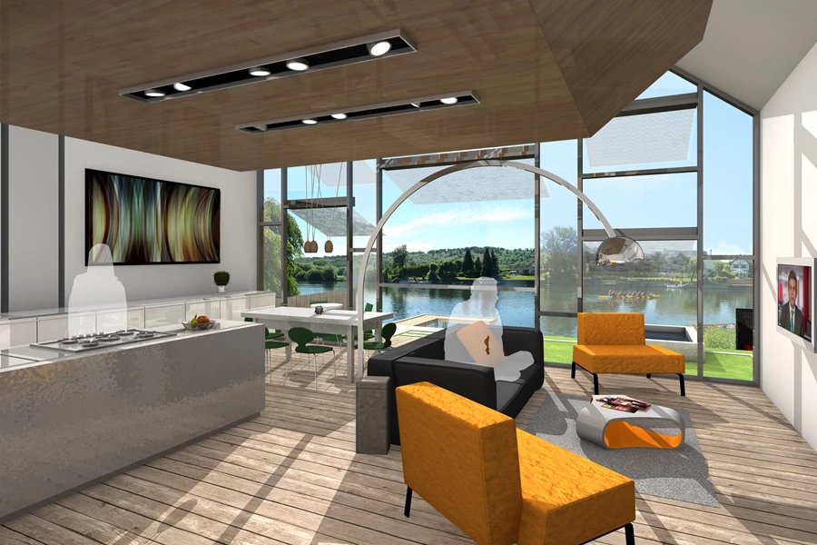 A interior concept drawing of Formosa