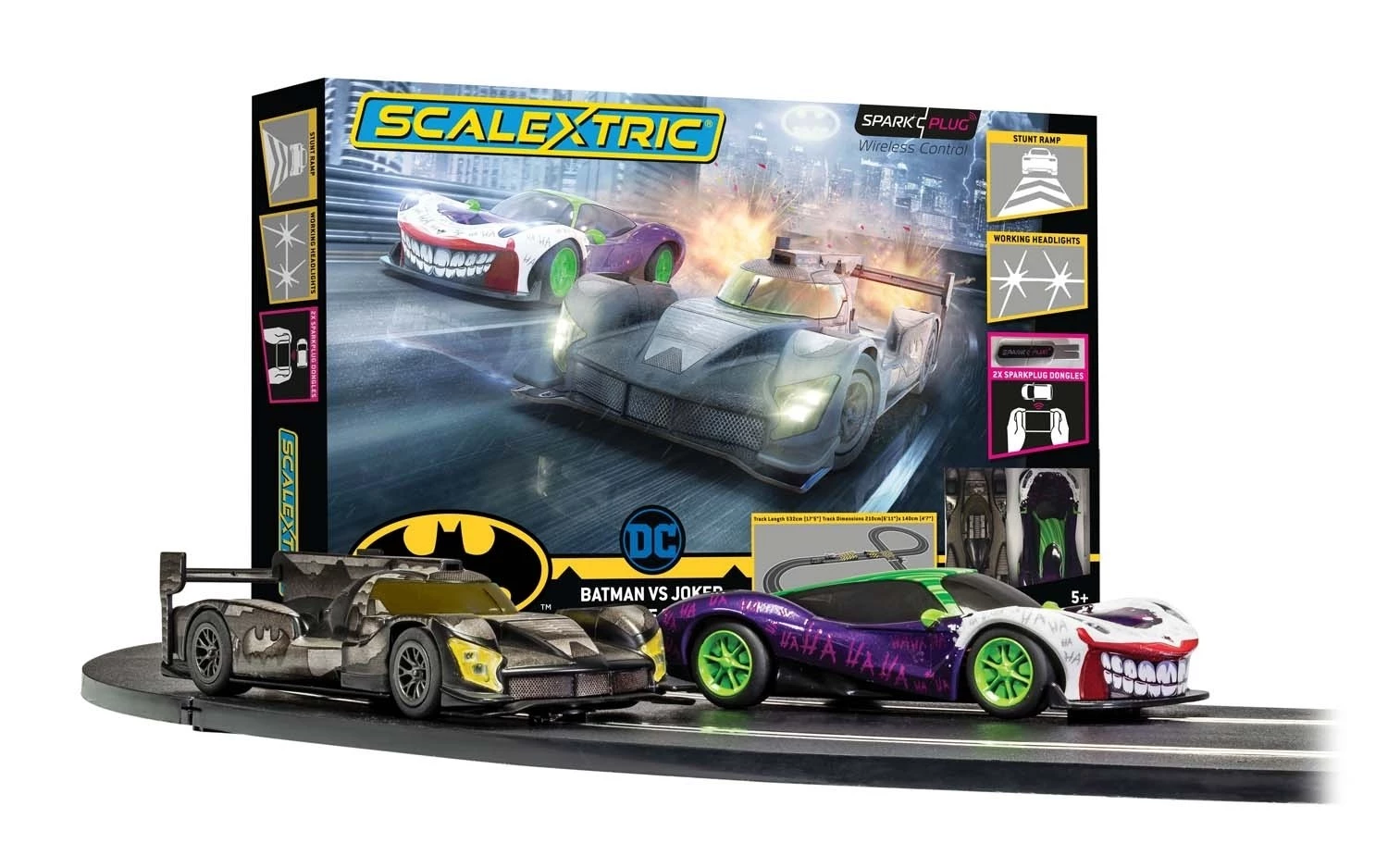 Batman can race against one of his most colorful foes, the Joker