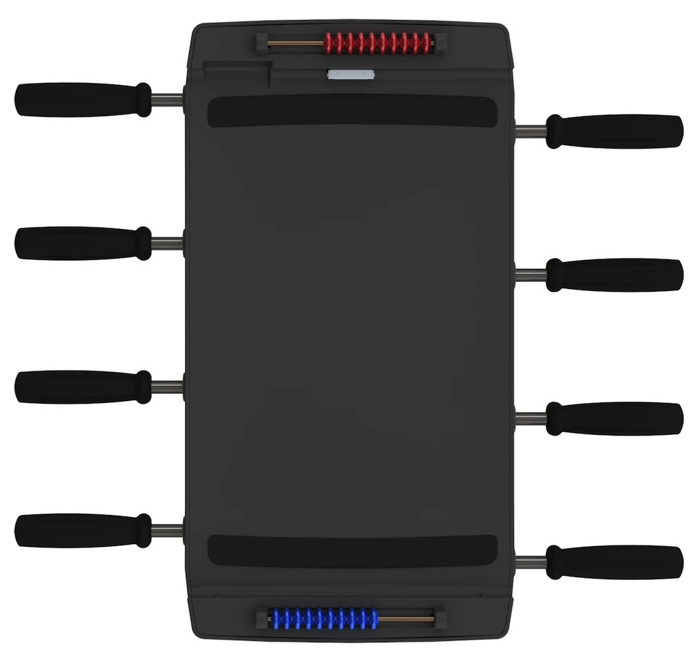The unit can also act as a charging dock