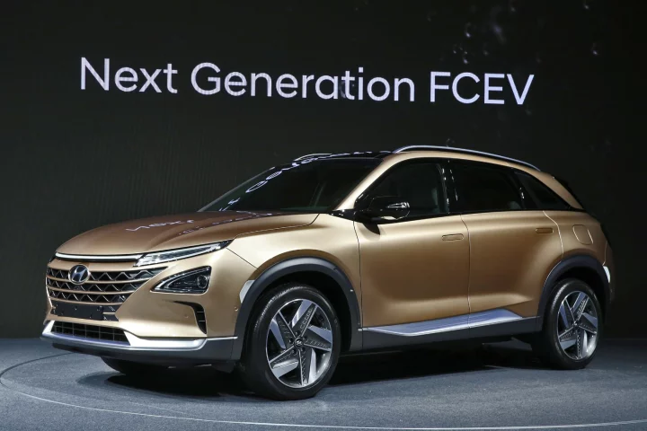 Hyundai will release the production version of its fuel cell SUV