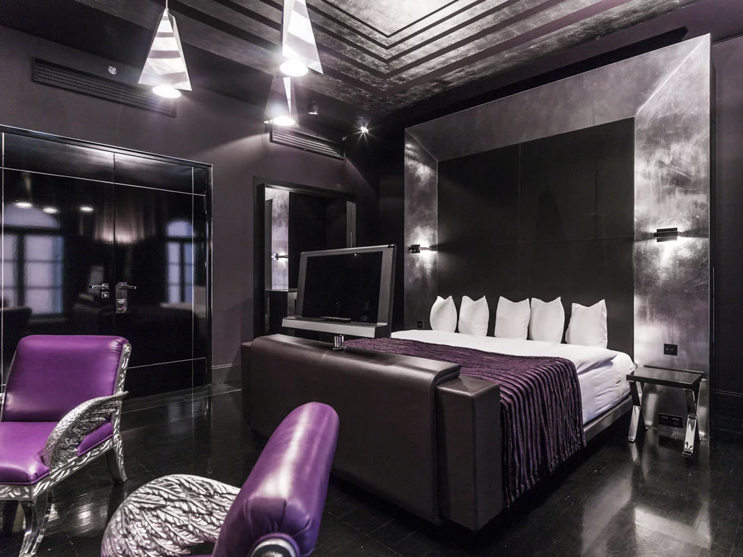 Black room interior (Image: Supplied)