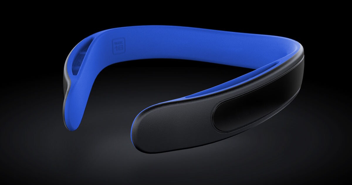 Neck band made to protect the brain