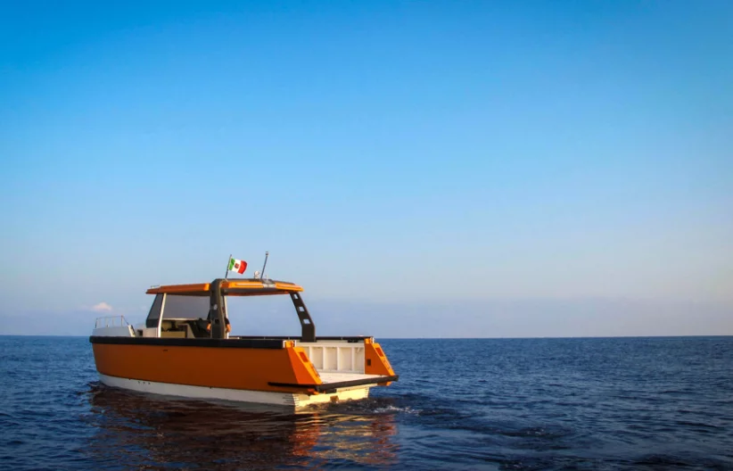 The Ethos E30 hits the water
