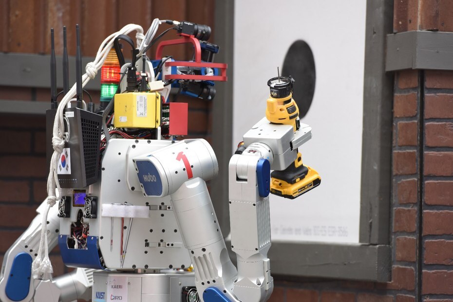 DRC-HUBO robot at the DARPA finals in 2015