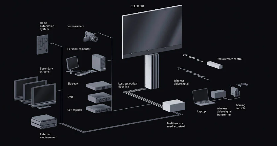 C SEED 201 media system