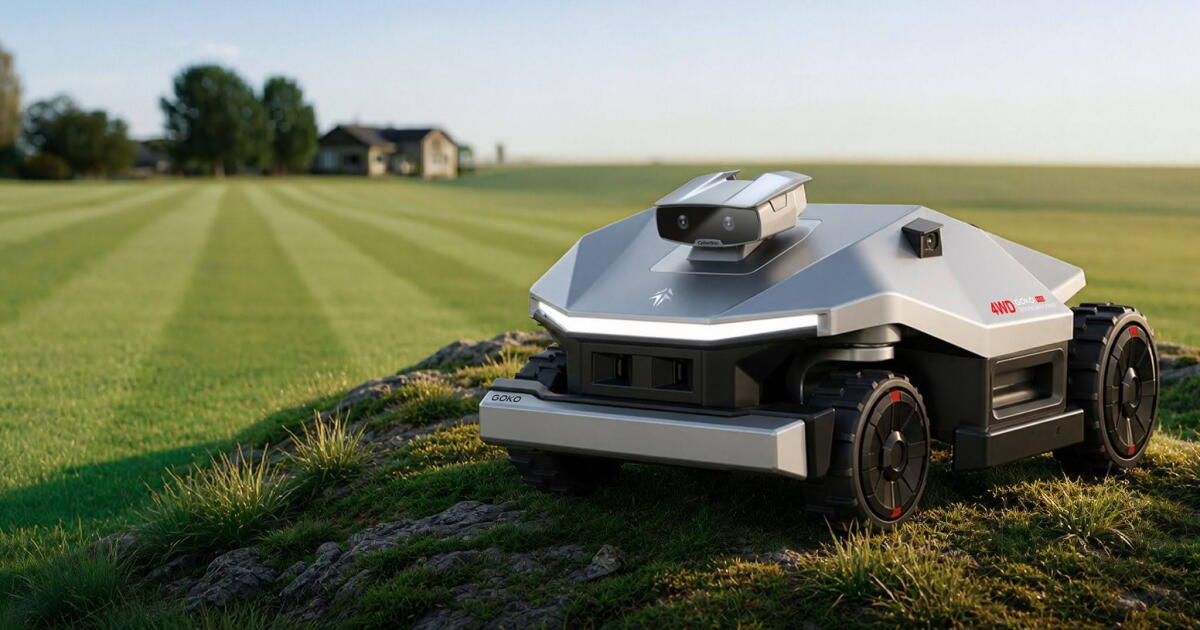 GOKO M6: An AI Robot Mower for Slopes and Tough Terrain