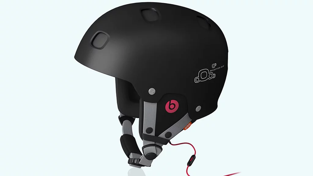 POC's Receptor BUG Communication helmet integrates Beats by Dr. Dre headphones into the neck roll