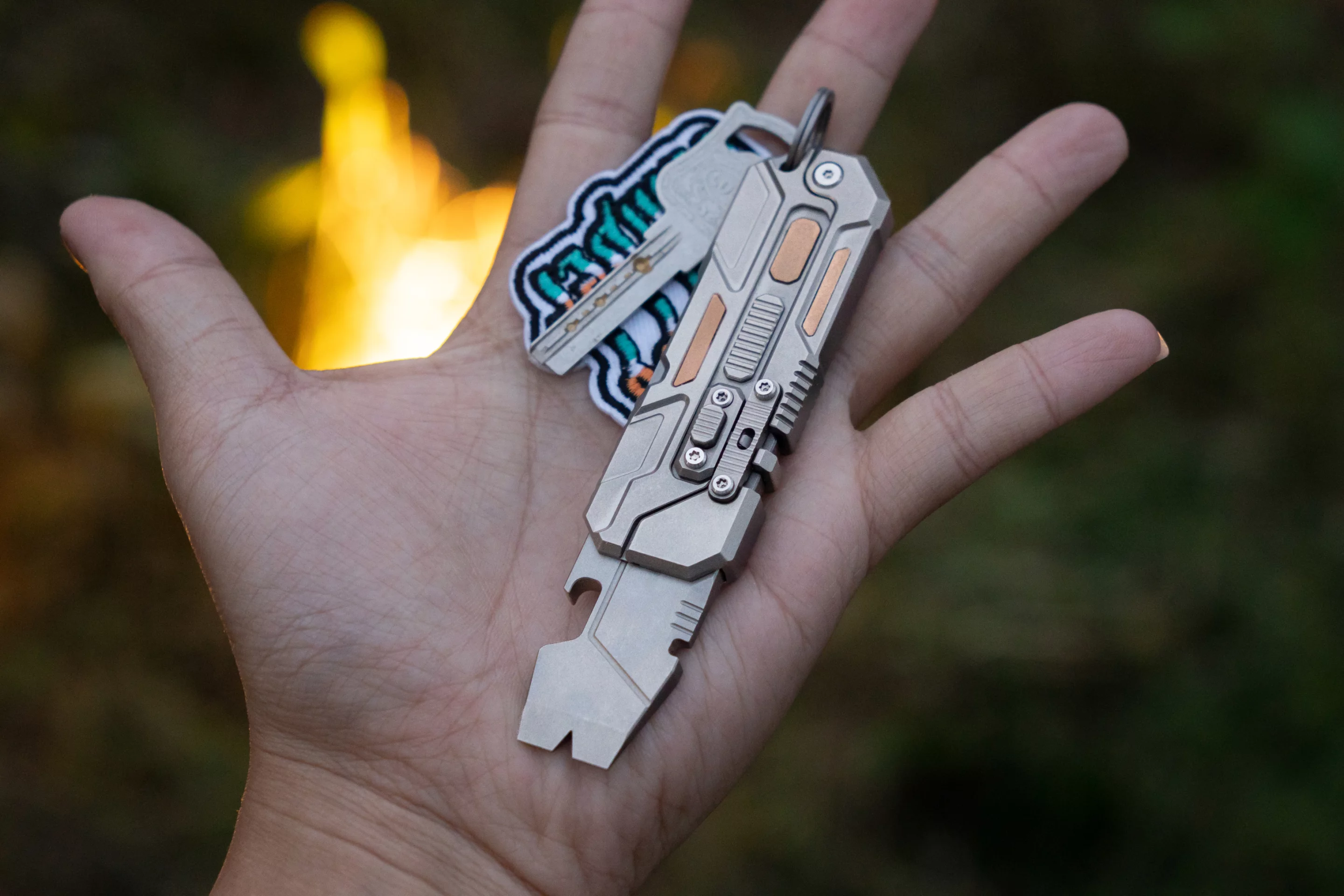 The PryBar-Playmaker can be attached to a keychain