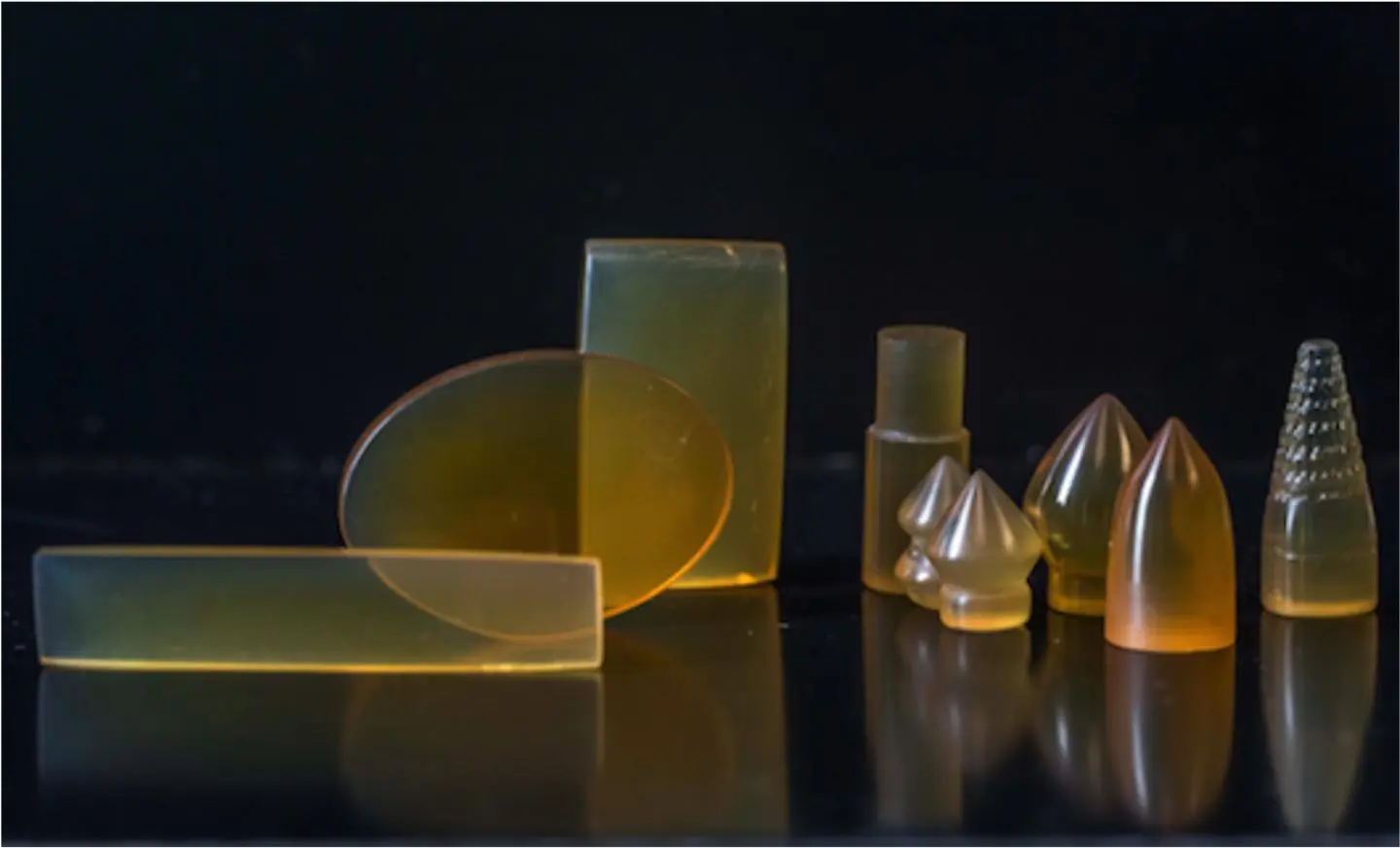 Examples of engineered 3D silk constructs