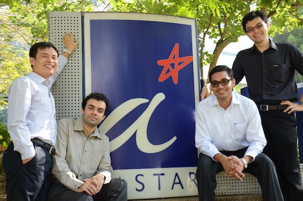 The IMRE team responsible for the new research (Photo: A*STAR IMRE, Singapore)