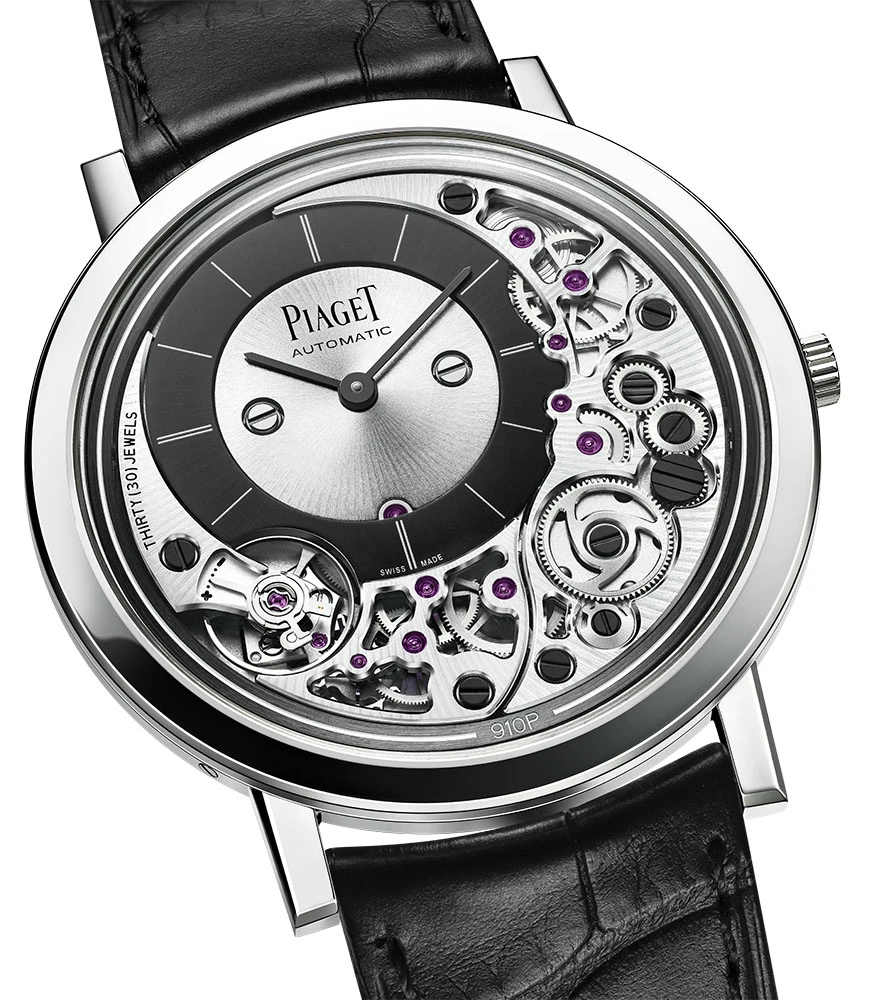 The Piaget Altiplano Ultimate 910 combines movement and case