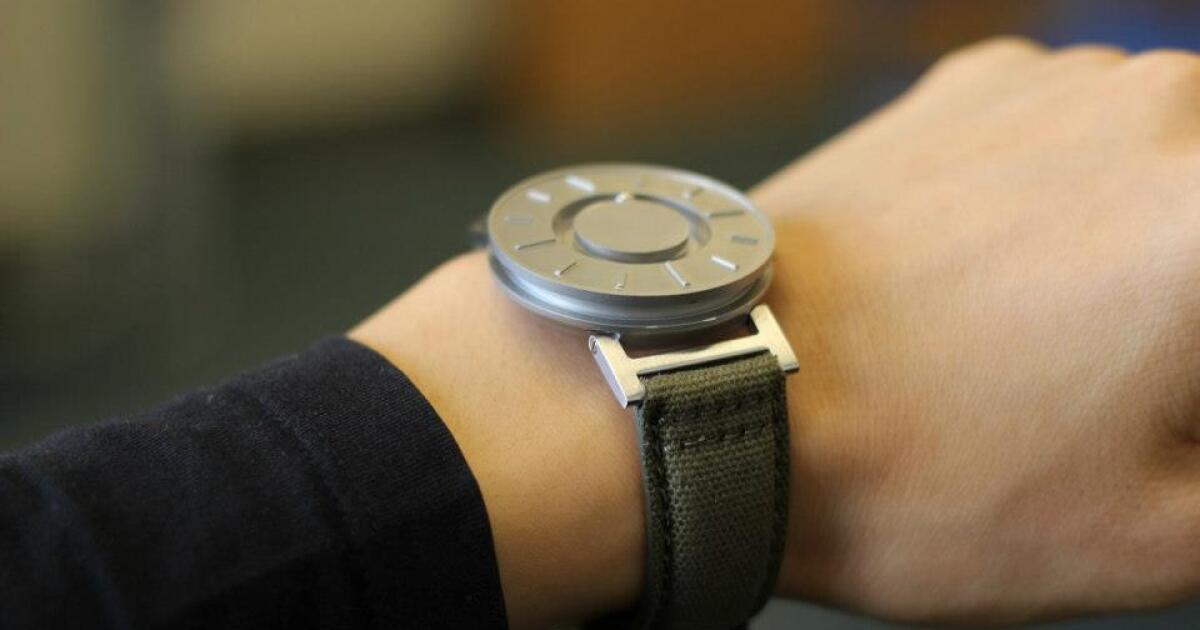 On the ball Eone debuts a tactile watch for the visually impaired
