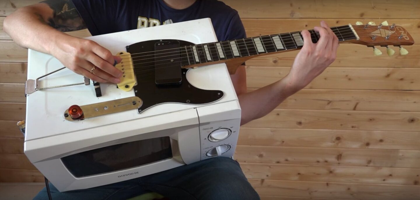Turning Junk Into Funk Guitars Made From Things Found Around The Home