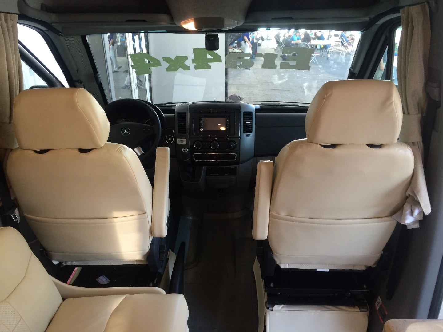 The Mercedes-based Era 4x4 includes two front swivel seats