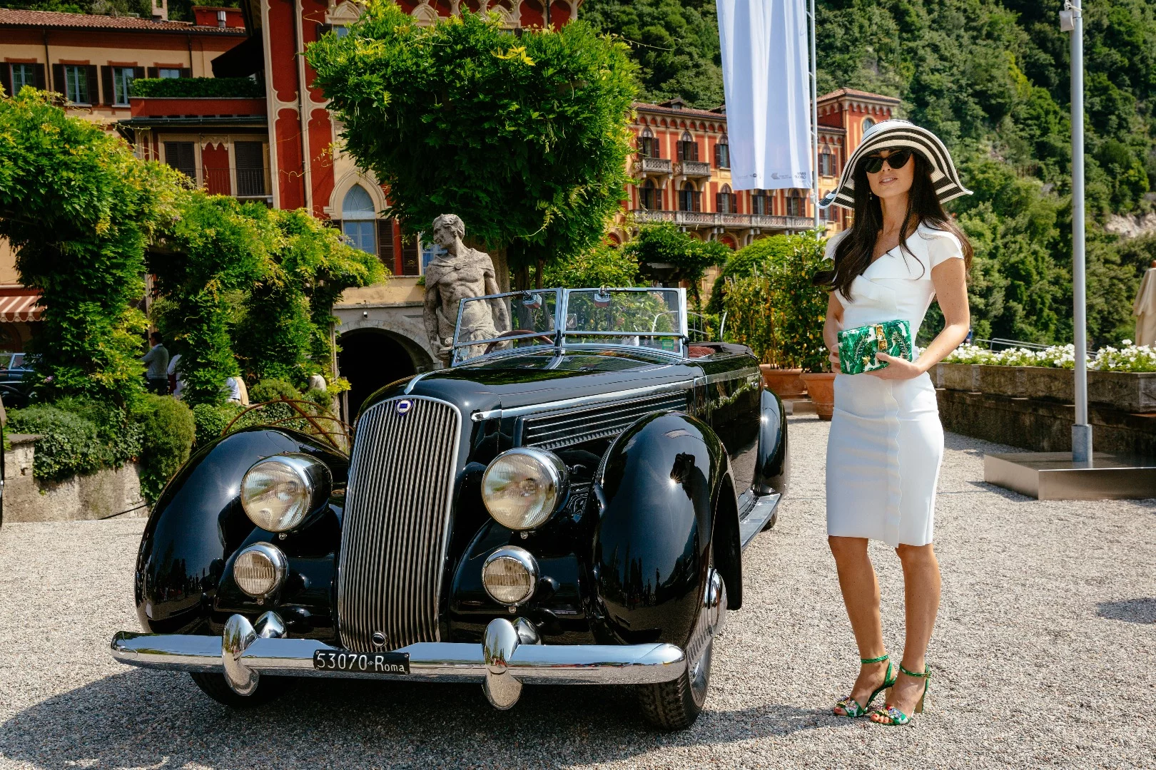 It might be reasonable to expect that this massive 1936 Lancia Astura Serie III Cabriolet by Pinin Farina might not be all that nimble and sporting given it only has a three liter motor. Not so! In 1934, an Astura finished tenth in the Mille Miglia and finished first and third in the six-day, 3,534-mile Giro d'Italia, averaging 53.6 mph.