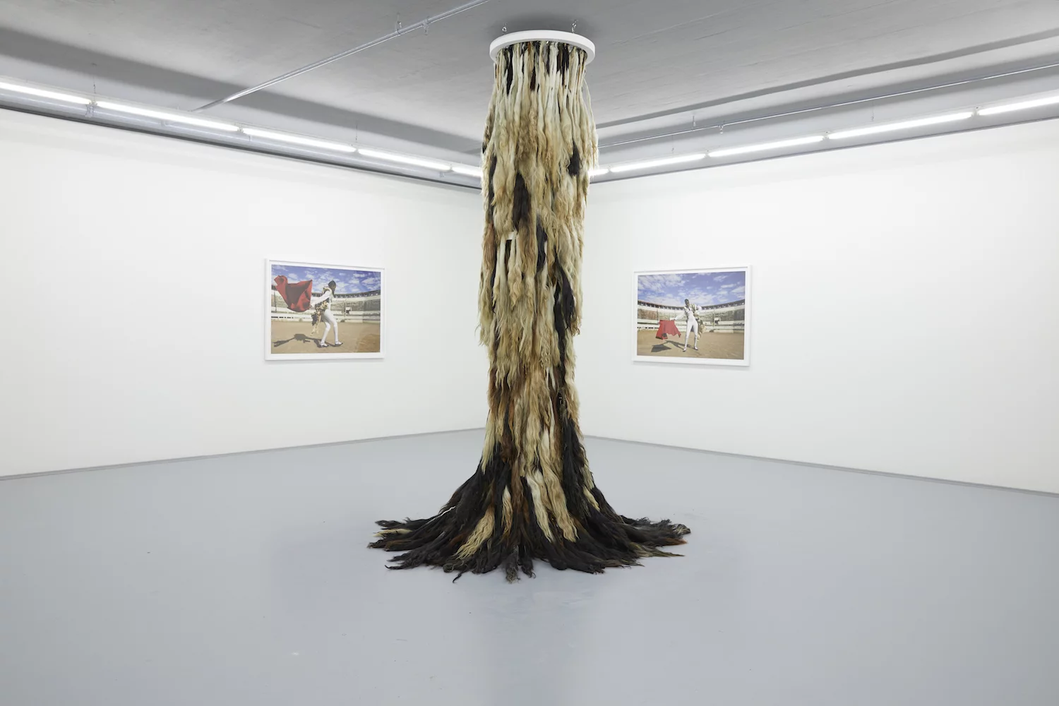 A small selection of the art on display in Zeitz MOCAA. This work is by Nandipha Mntambo