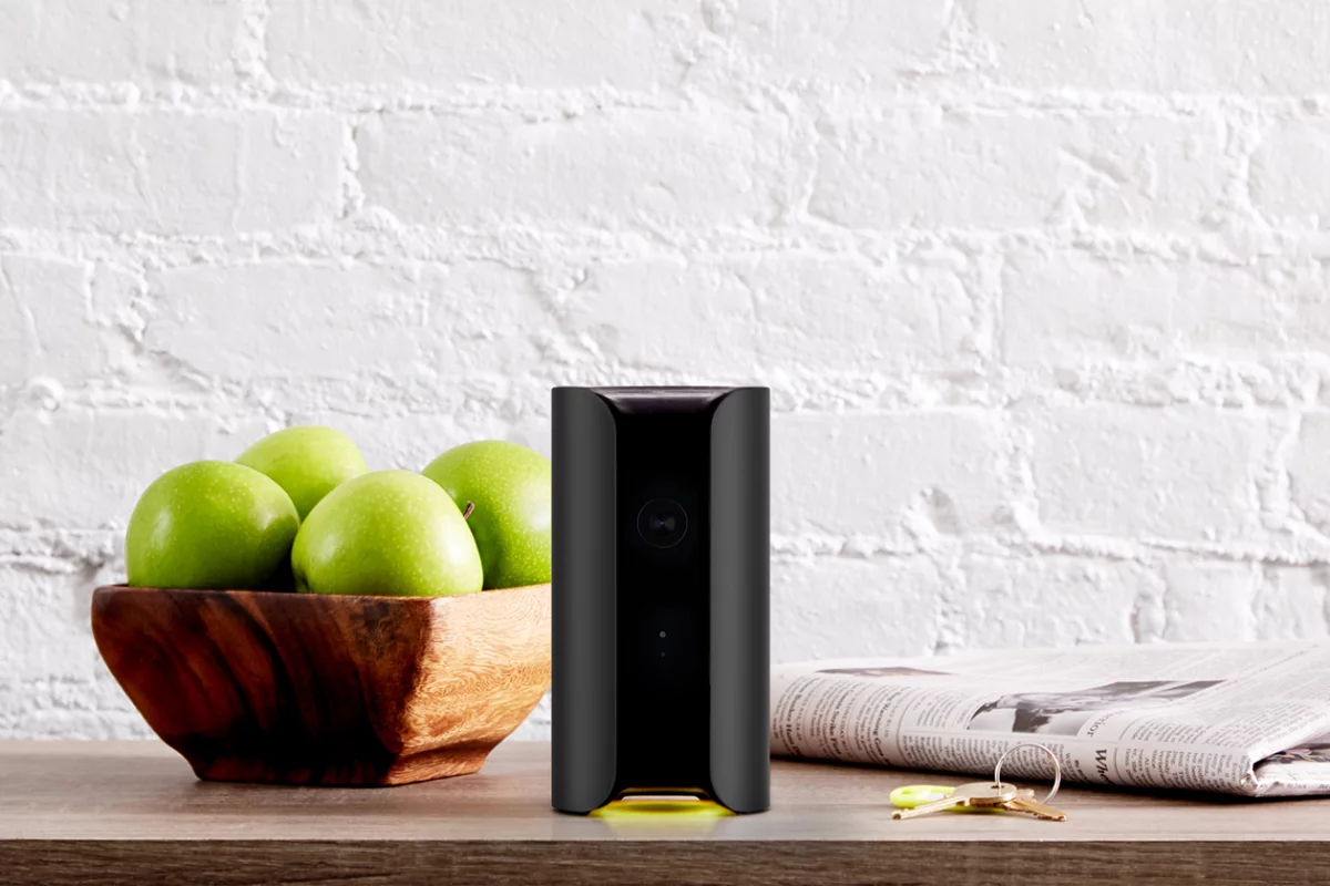The Canary is a self-contained video camera and environmental monitor to keep watch on your home