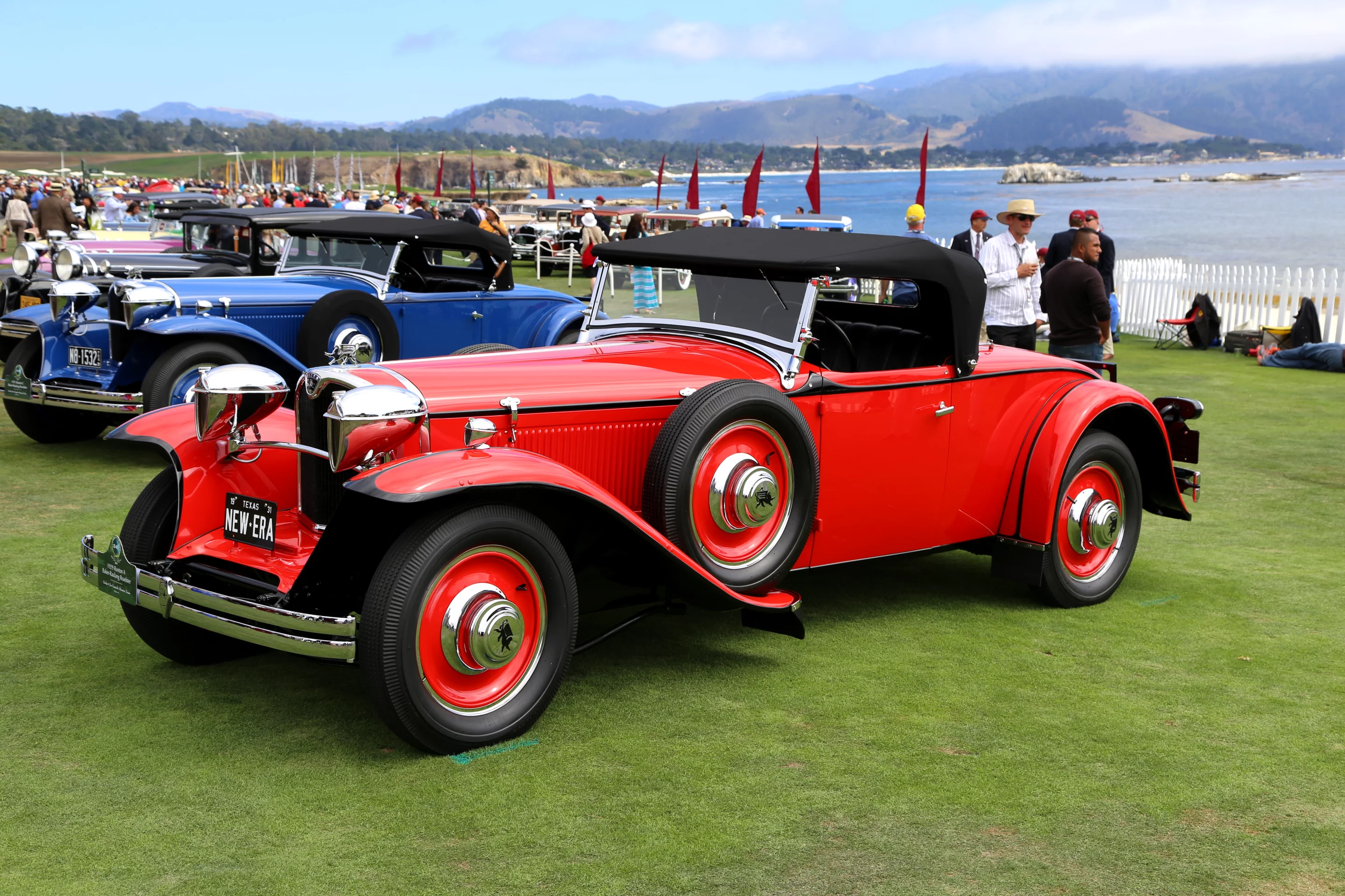 A stunningly restored 1929 Ruxton A Baker-Raulang Roadster on display (Photo: Angus MacKenzie/Gizmag.com)