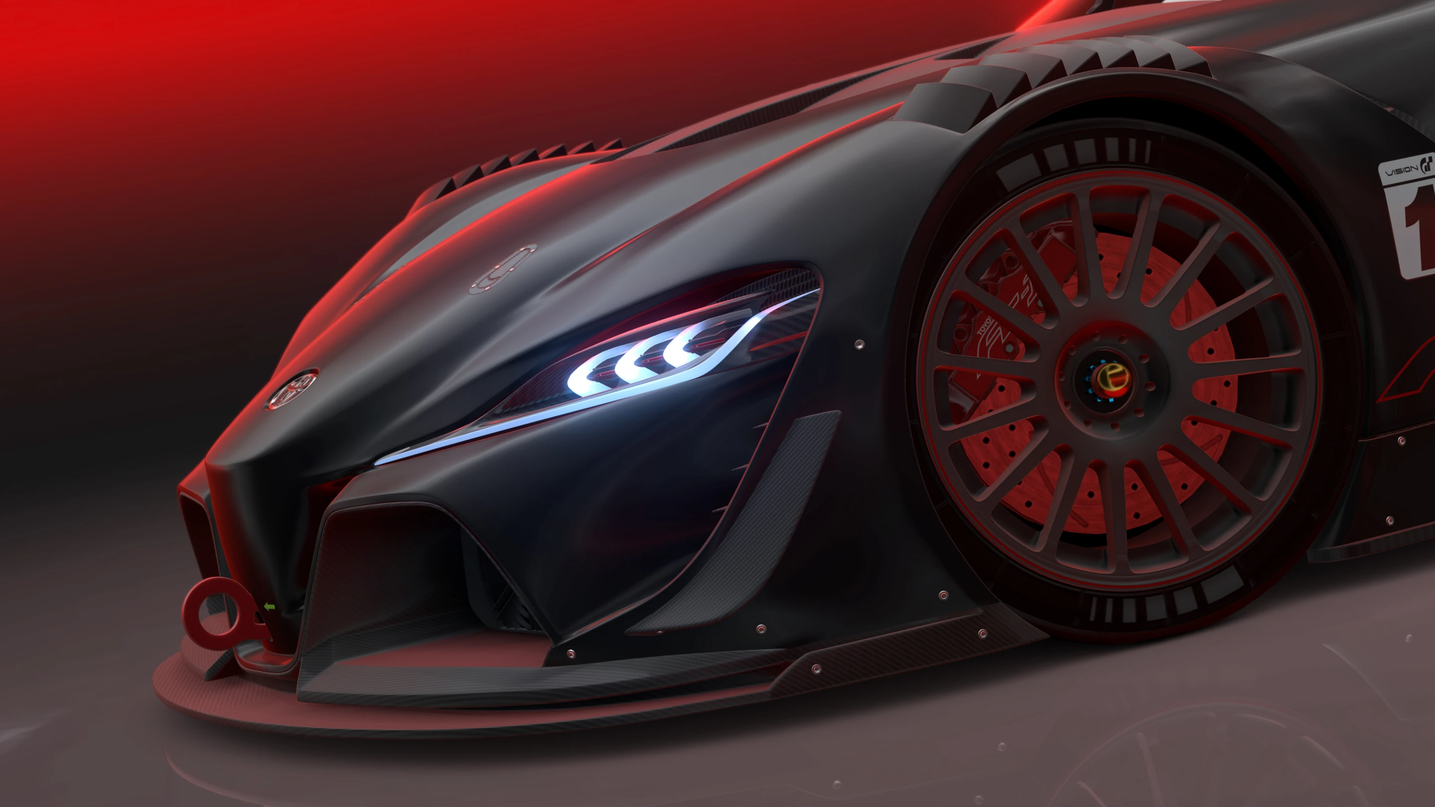 Toyota prepared the FT-1 Vision Gran Turismo for the virtual racing world
