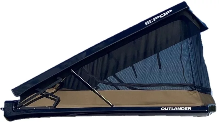 The E:Pop roof features a panoramic mesh design for better airflow and views