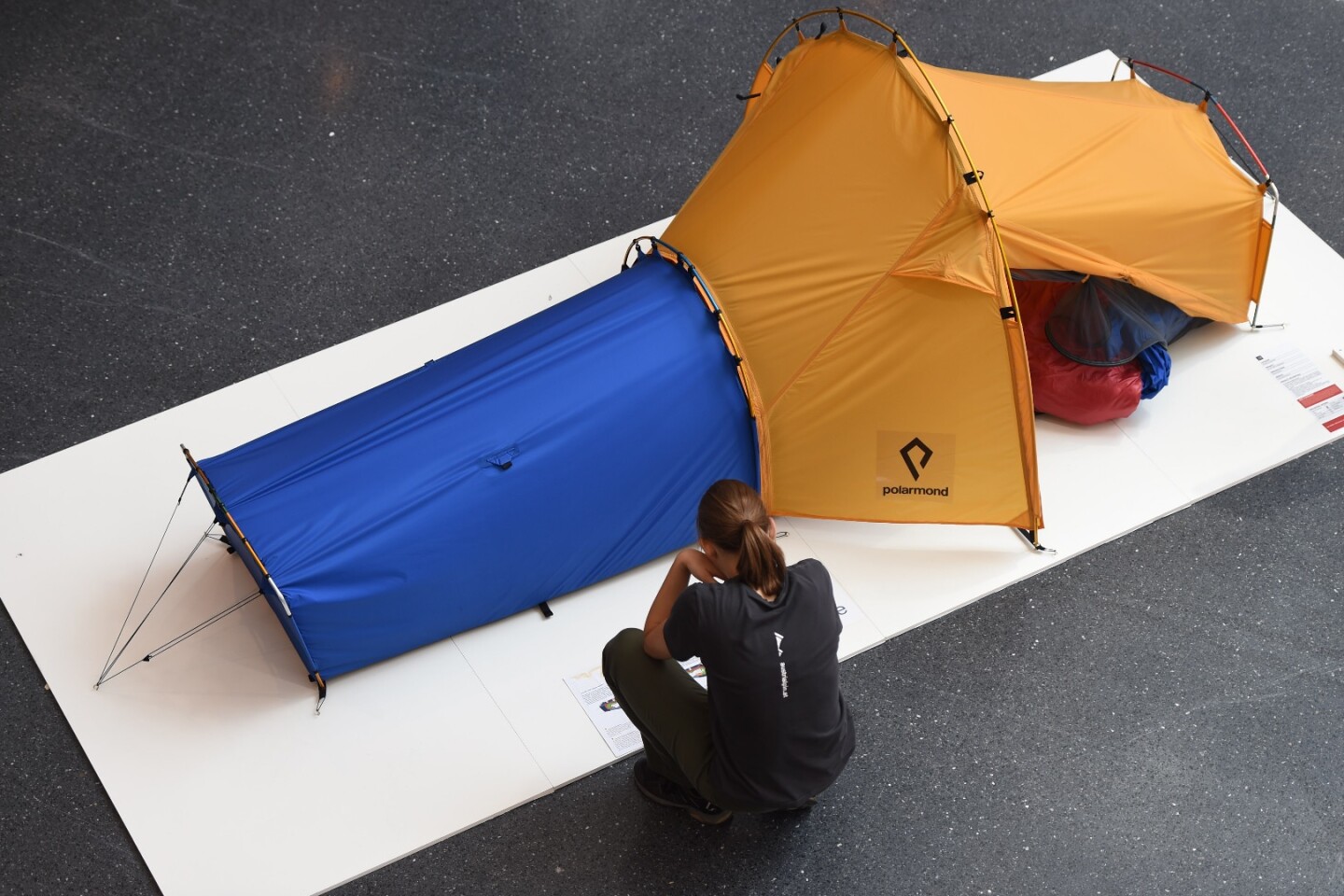 The Polarmond sleep system at the Outdoor Show 2015