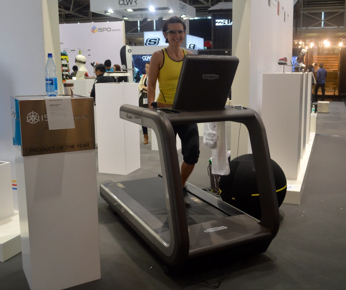 Technogym offers an app that integrates Google Glass into its treadmill