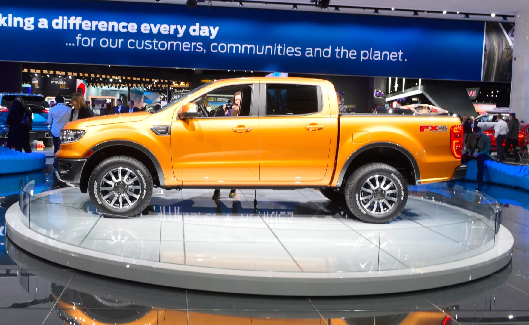 The 2019 Ford Ranger features a high-strength steel frame, 2.3-liter EcoBoost engine and 10-speed auto transmission