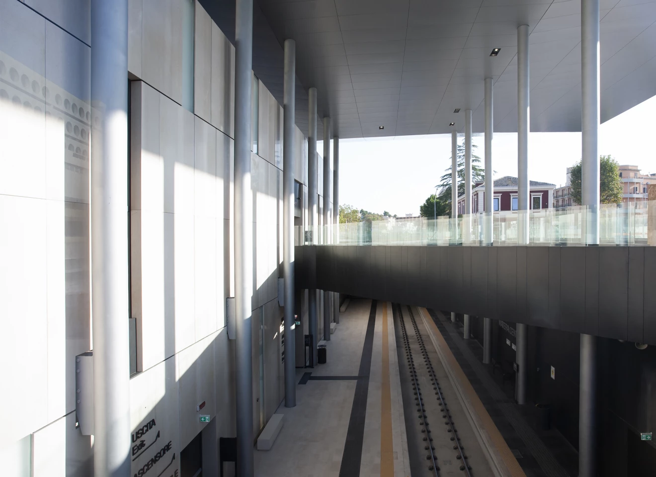 View of Matera Centrale's platform