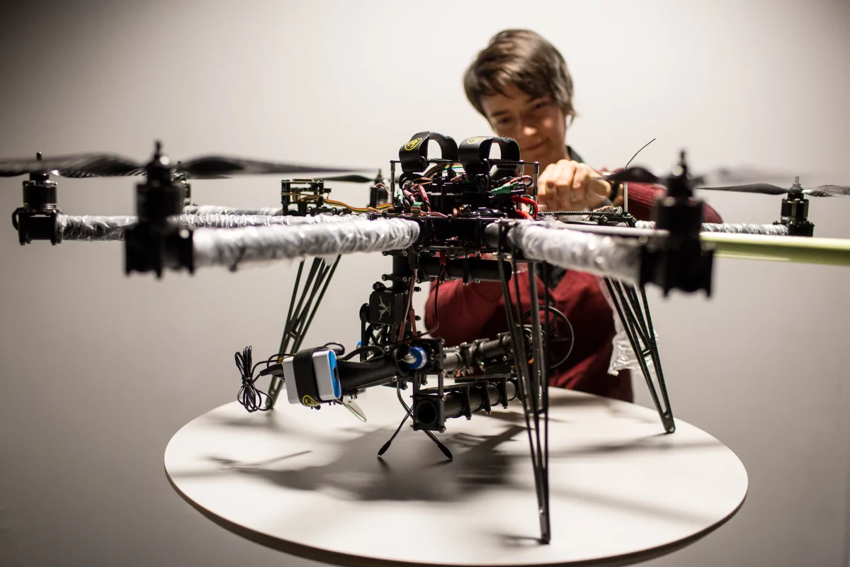 UAV helicopter used to hunt oil in Norway