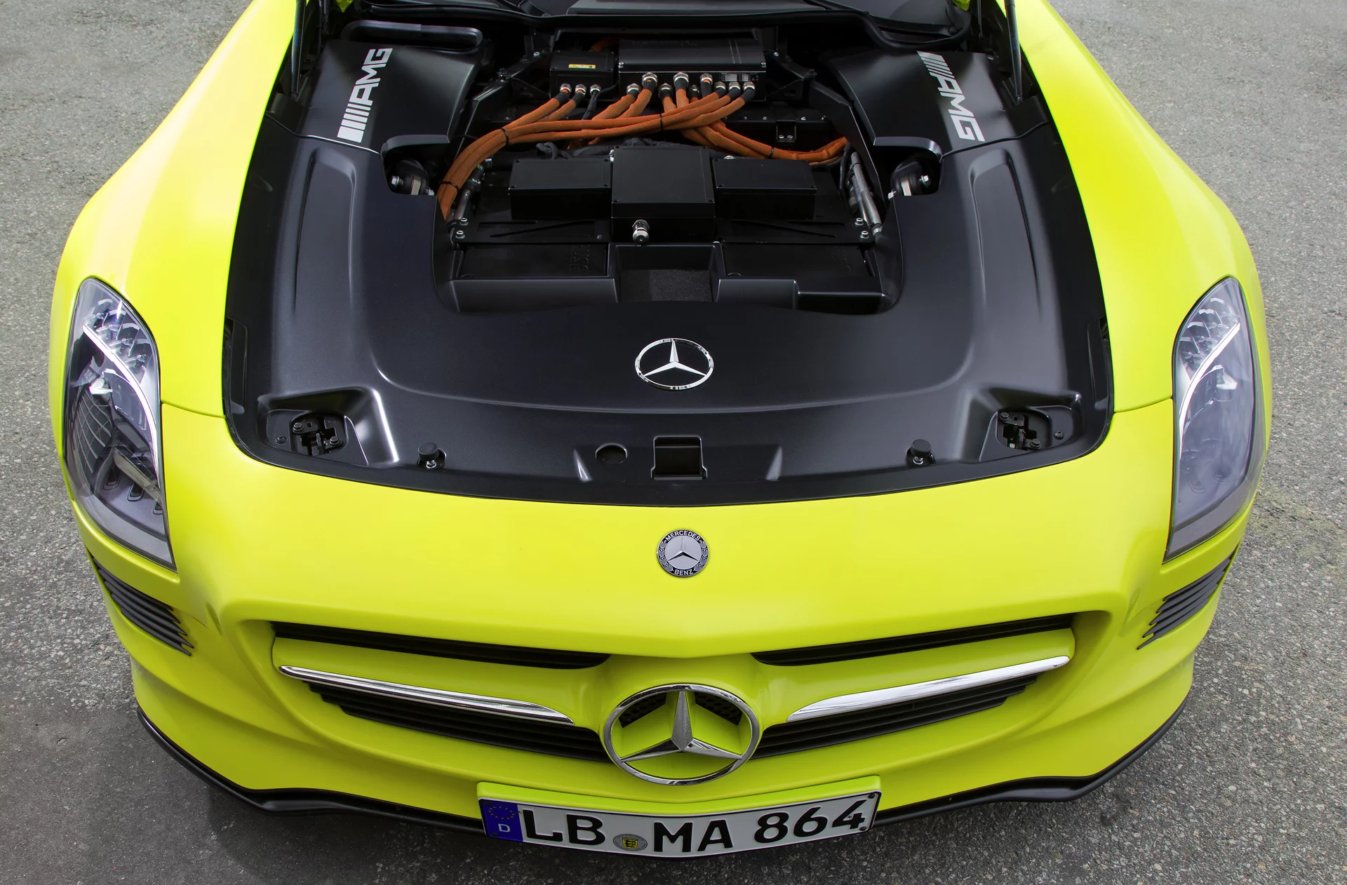 The Mercedes-Benz SLS AMG E-Cell