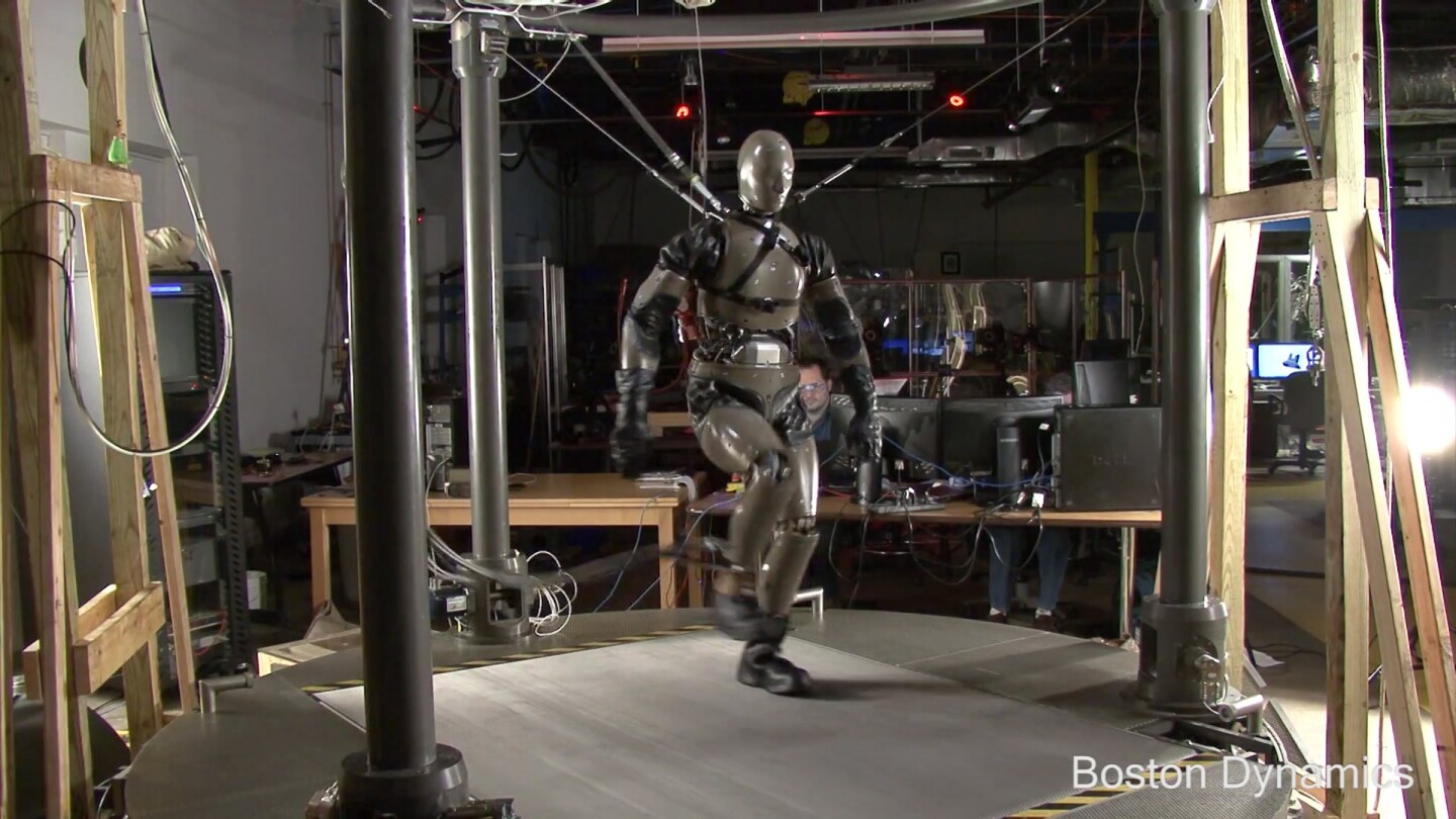 Download Shades of Terminator as PETMAN tests hazmat suit