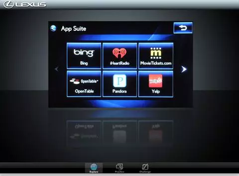 A suite of apps is available for Enform