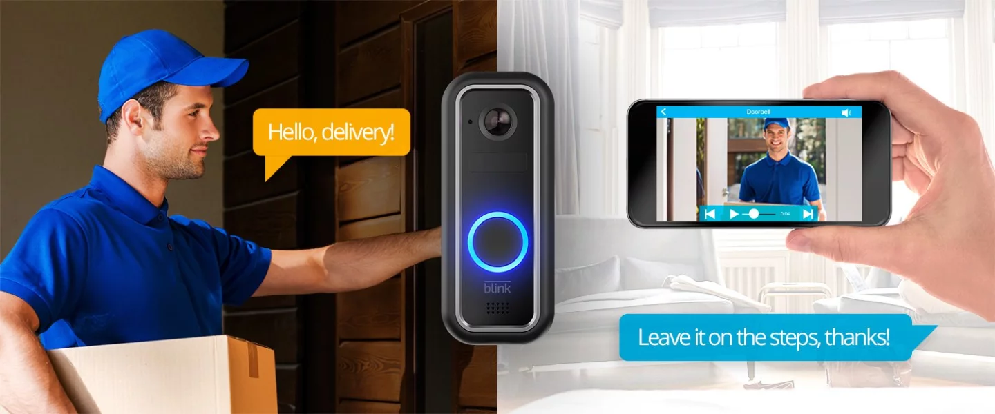 The Blink Video Doorbell will be on show at CES 2018 in Las Vegas
