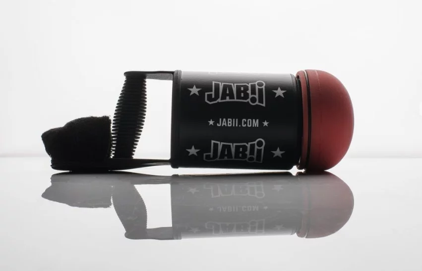 Jabbi is all about physical fisticuffs with electronic scoring