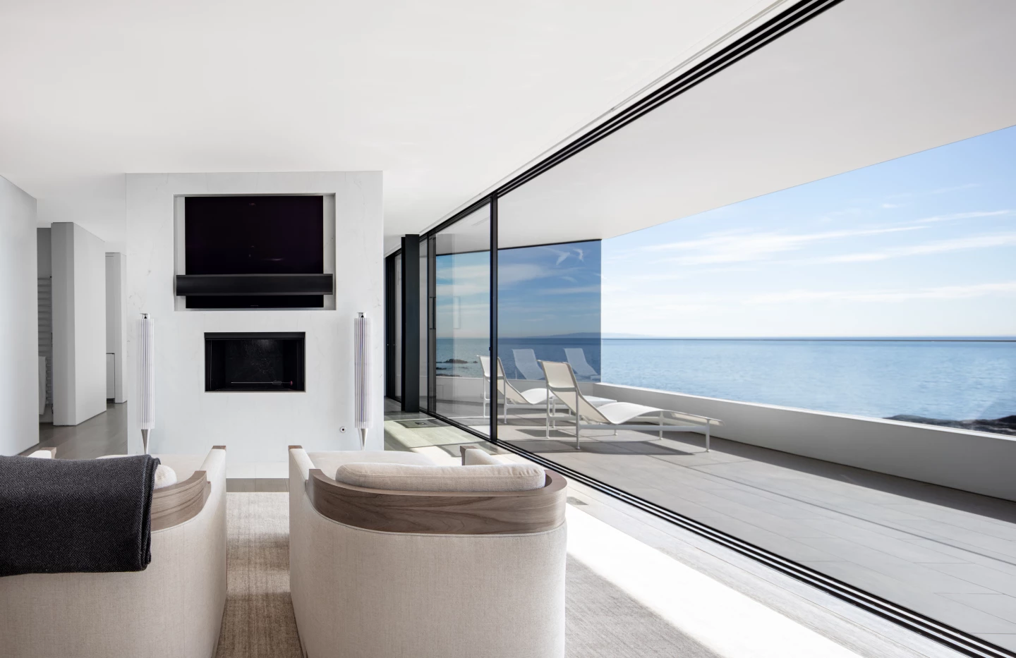 The Taylor Beach House's interior layout has also been changed to maximize the views of the beach from inside