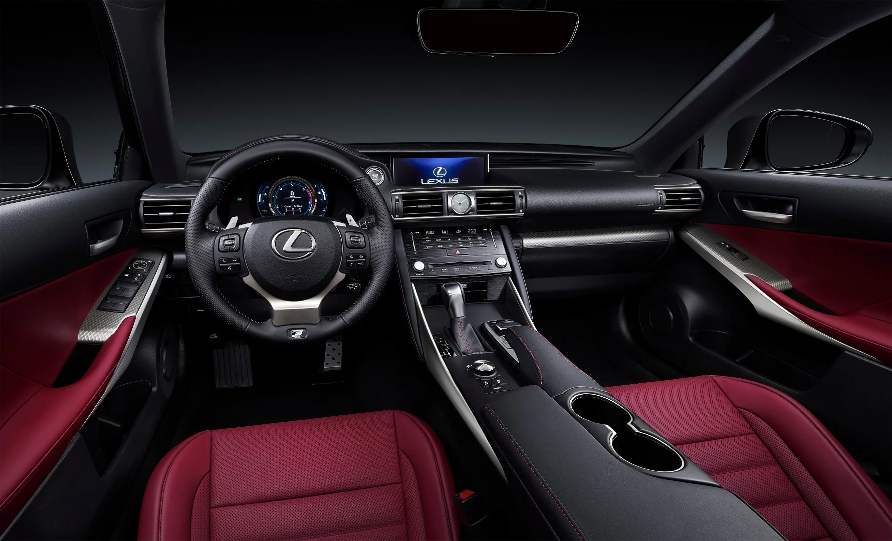 Lexus knows how to do a luxury cabin, with quality materials and tidy styling