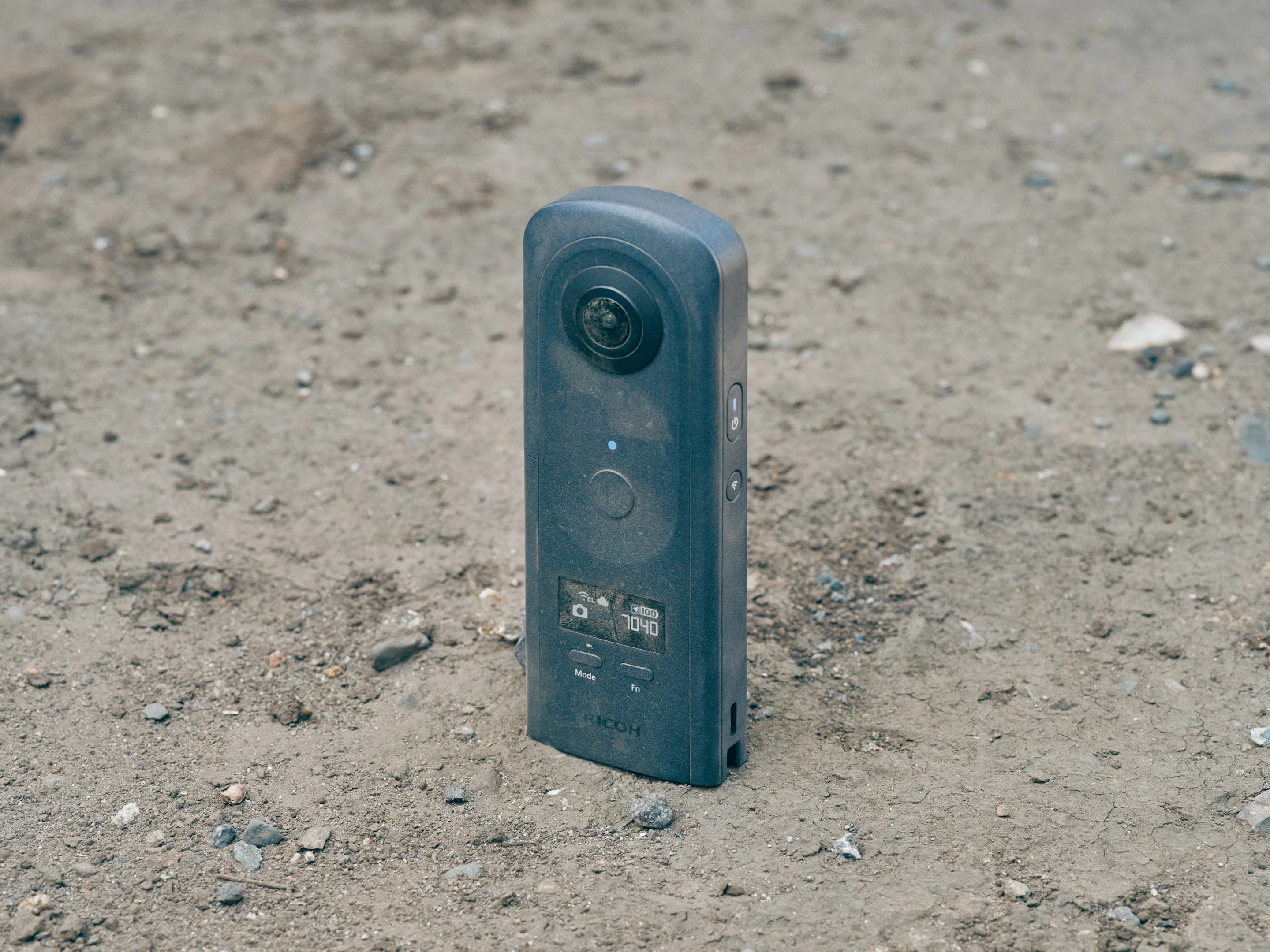 The Theta A1 boasts a ruggedized outer shell that's designed to withstand operation in extreme environments