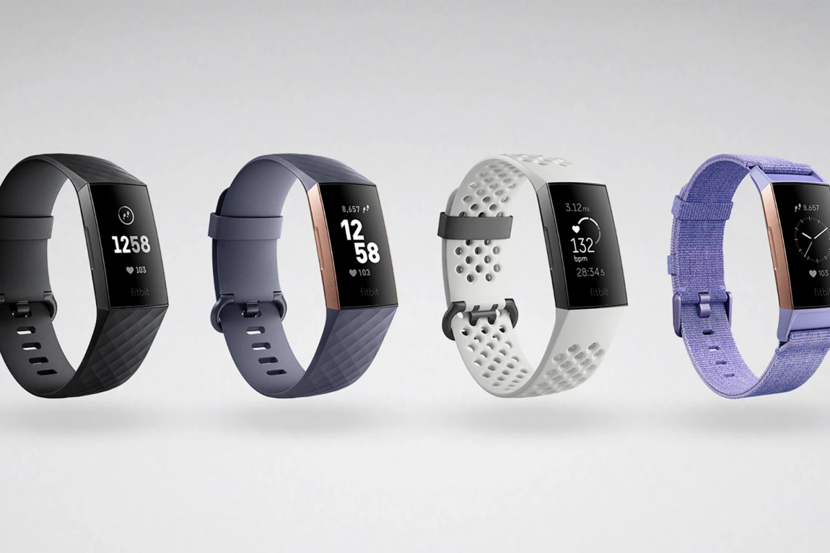 The Fitbit Charge 3 comes with silicone, leather or fabric straps in a choice of colors