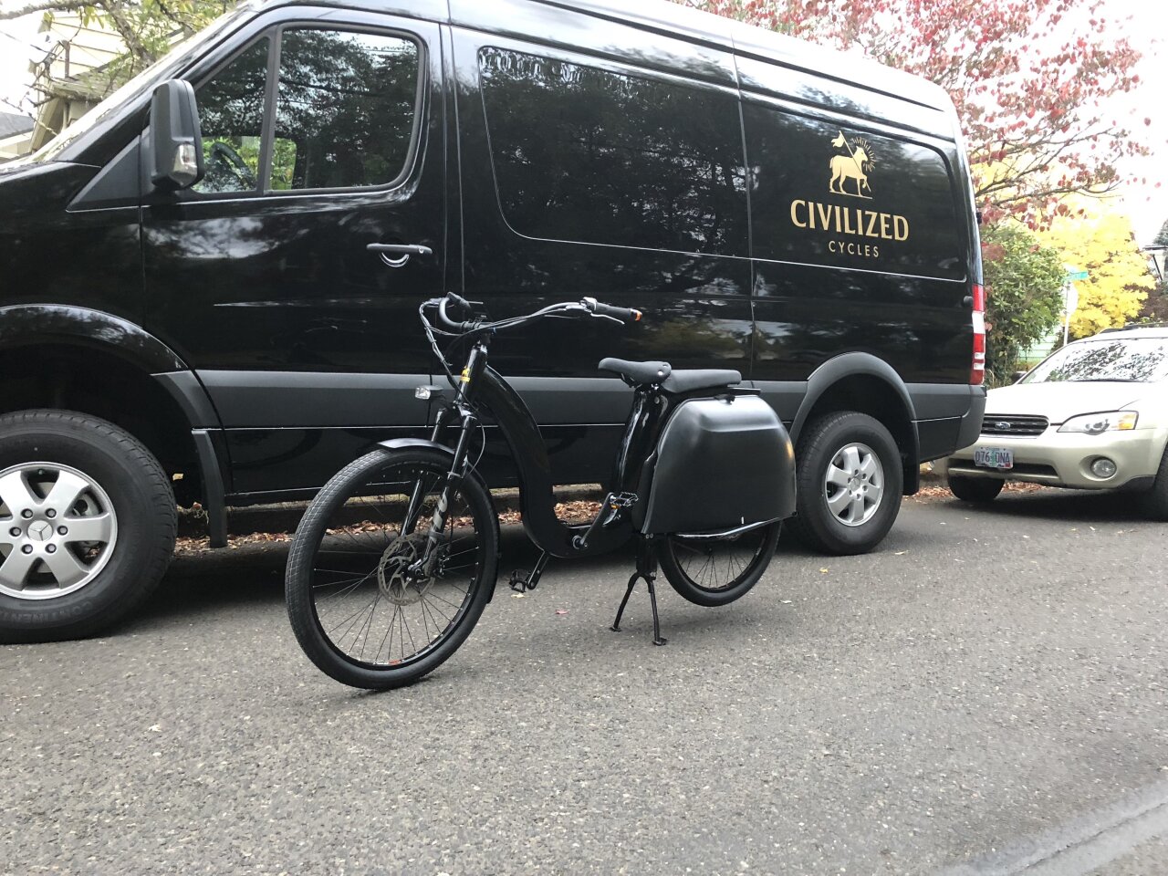 Pre-production Model 1 prototype is readied for a test ride