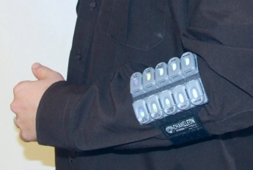 The Chameleon can be worn over clothing