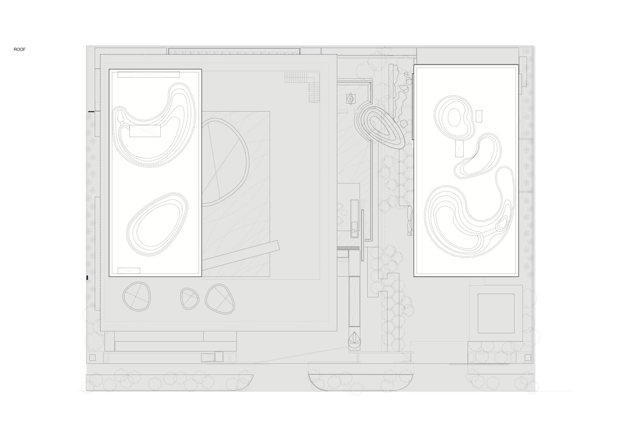 Architectural drawing of The Wall House (Image: FARM)