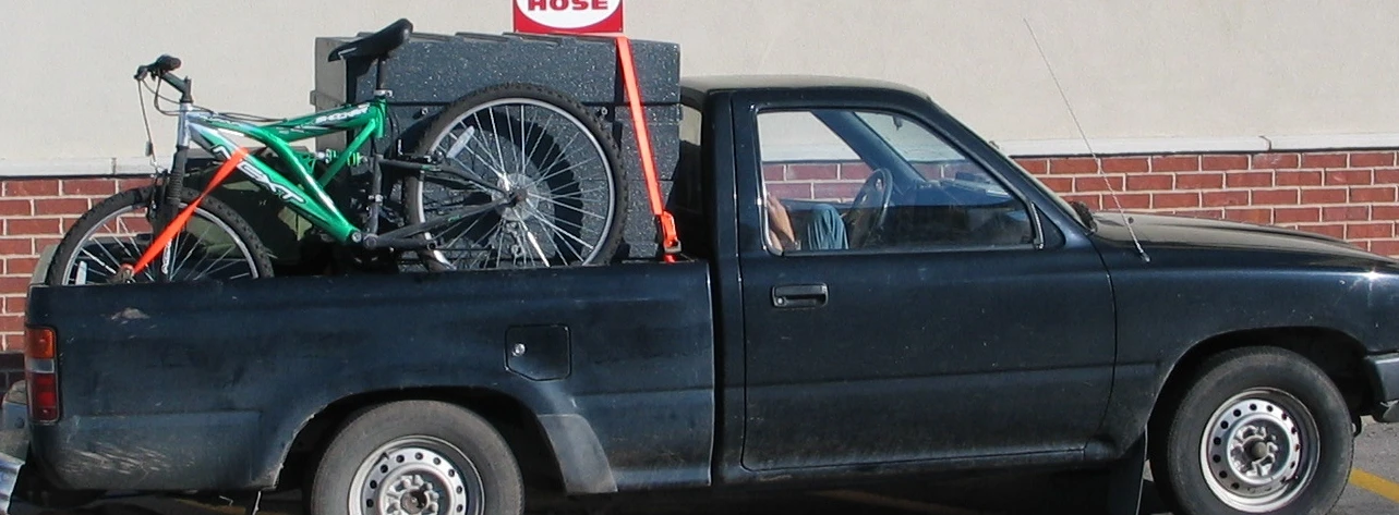 The Transporter in the back of a truck