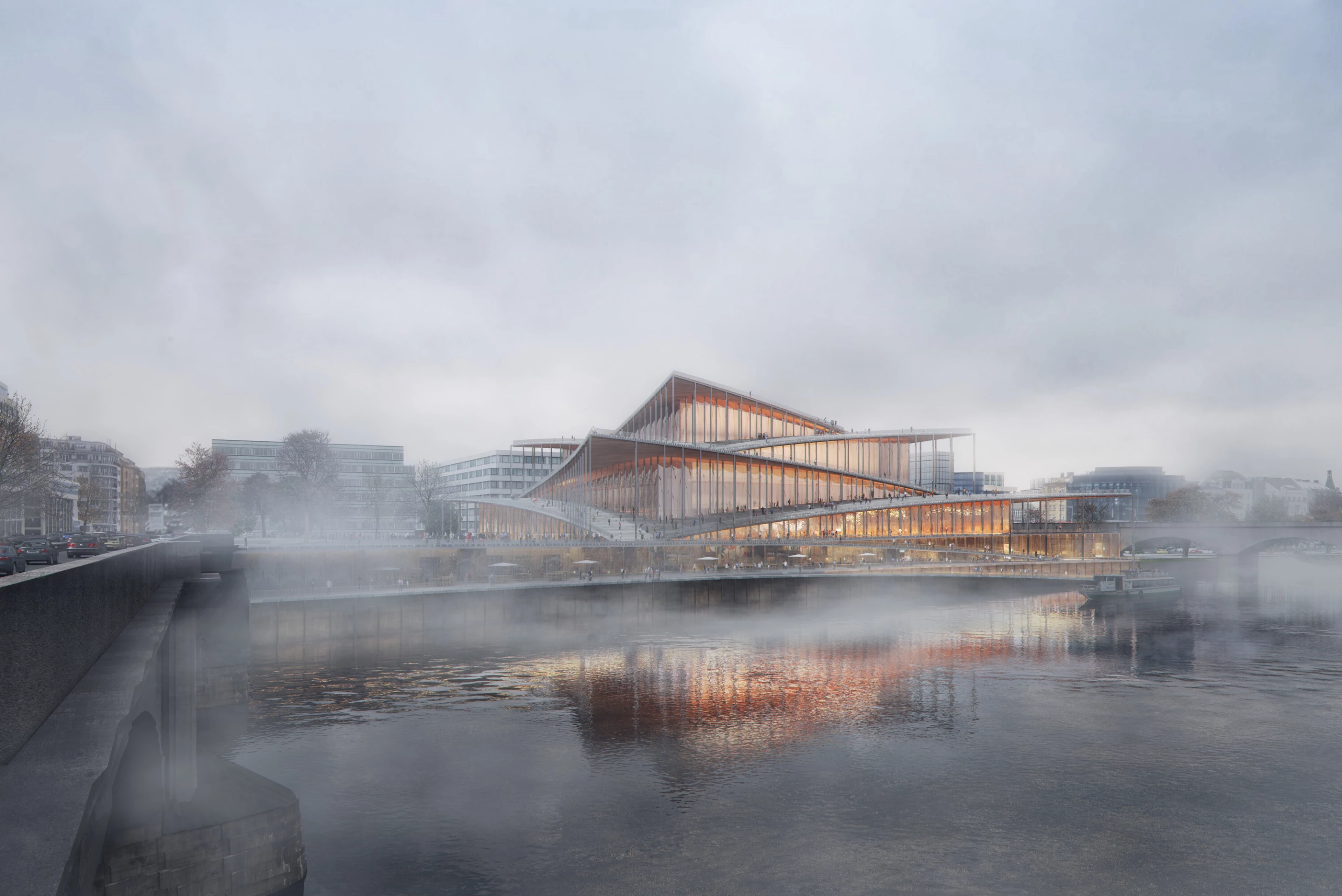 The Vltava Philharmonic Hall is due to begin construction in 2027, with completion expected in 2032