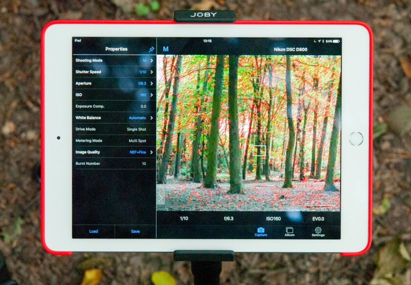 The companion app for the Case Remote Air lets users remotely change settings on their camera