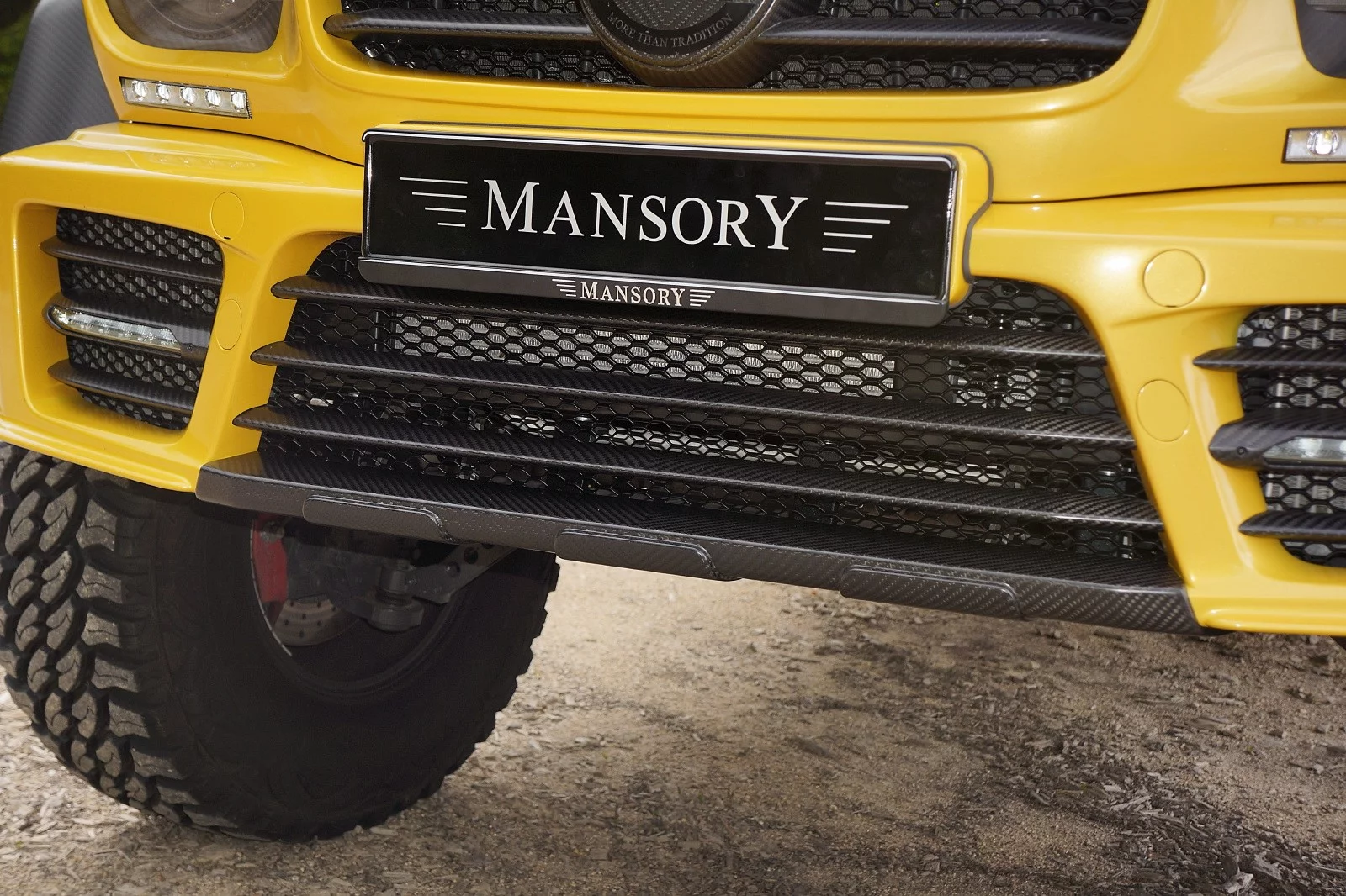 Mansory's kit includes a variety of carbon fiber parts