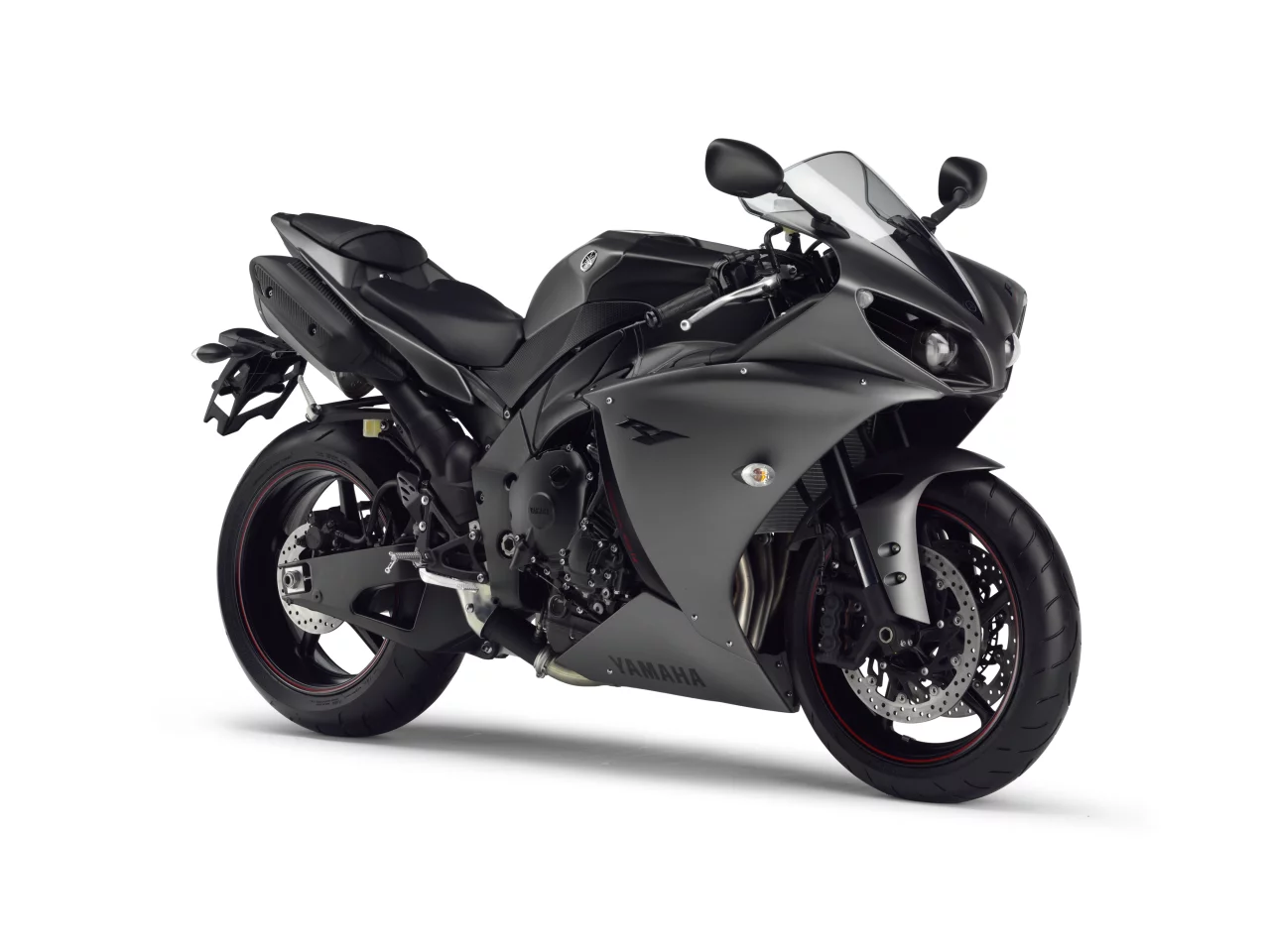 The 2012 Yamaha YZR-M1 in "Raven" black